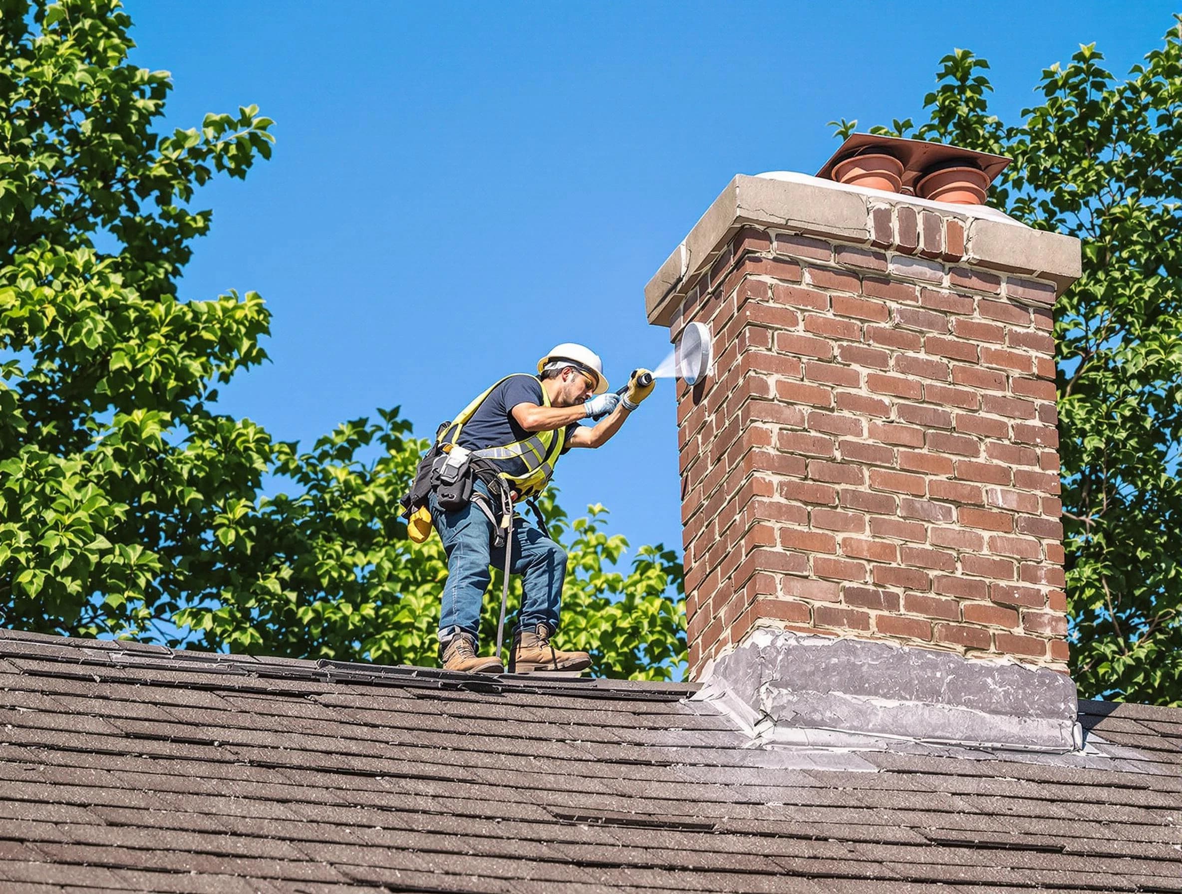 Dacula Chimney Sweep performing an inspection with advanced tools in Dacula, GA