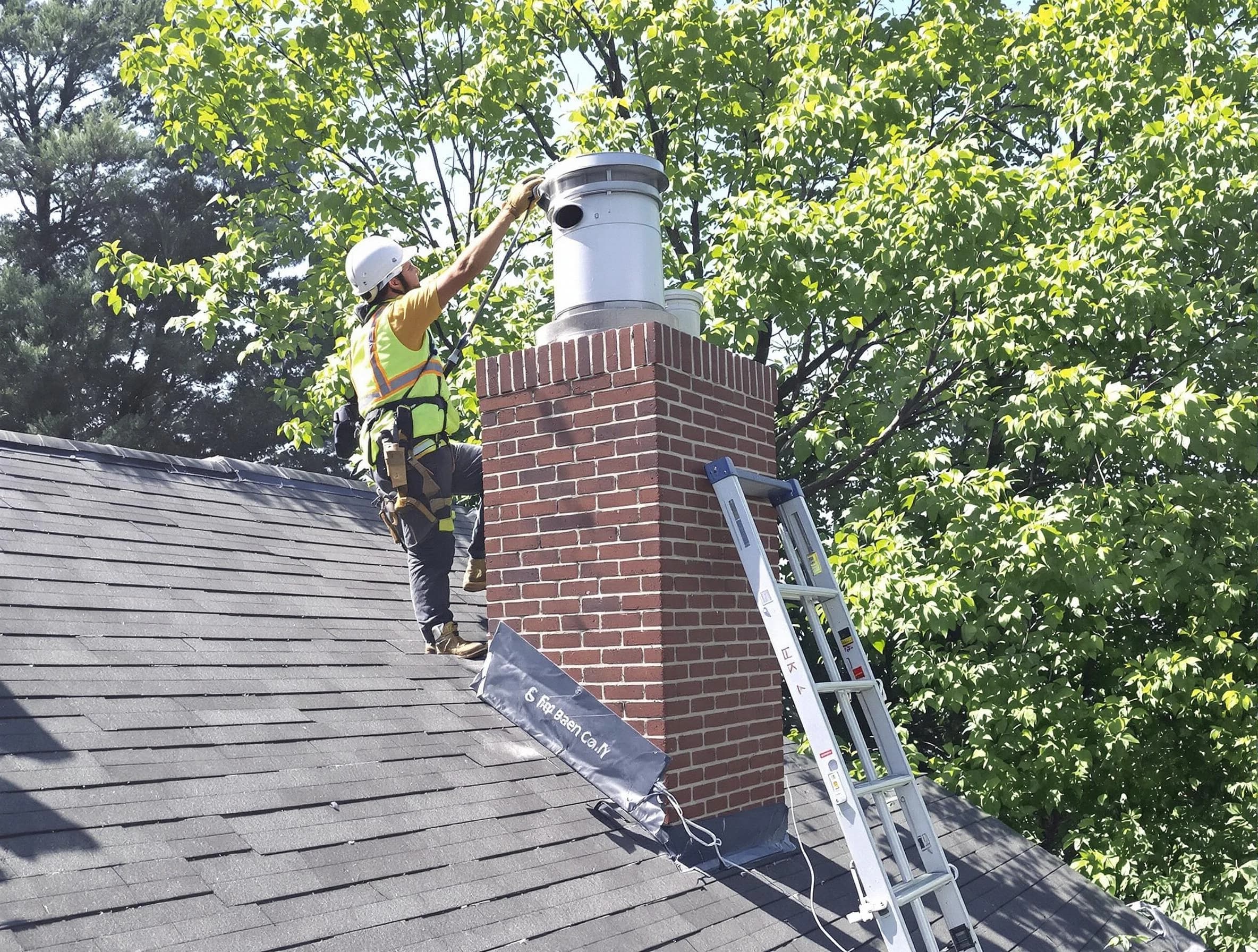 Chimney liner inspection by Dacula Chimney Sweep in Dacula, GA