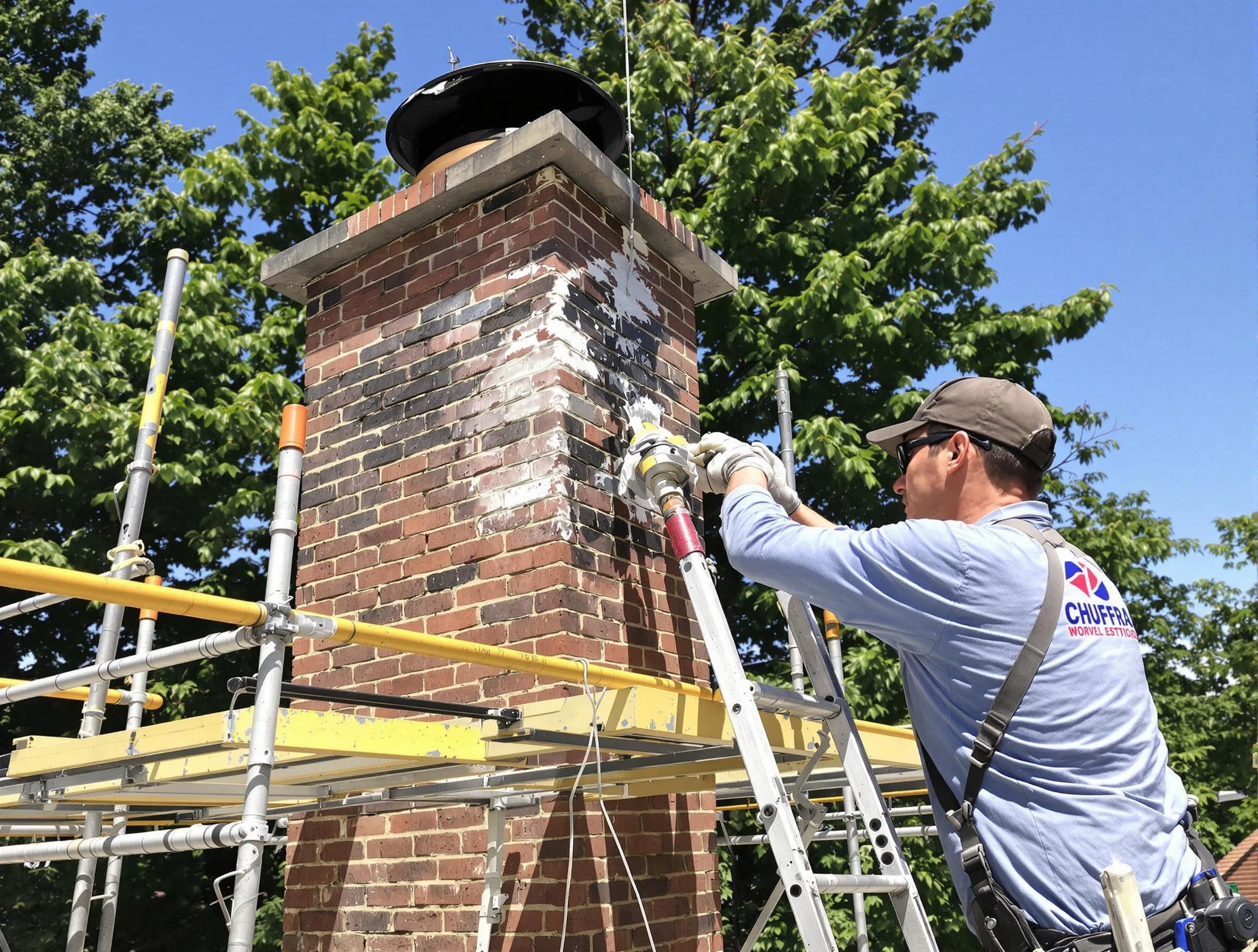Structural chimney repair by Dacula Chimney Sweep in Dacula, GA